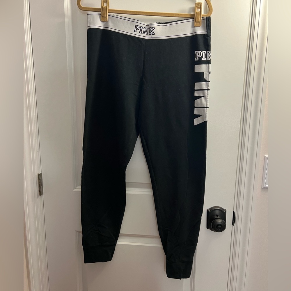 PINK Victoria's Secret Kids Black Sweatpants